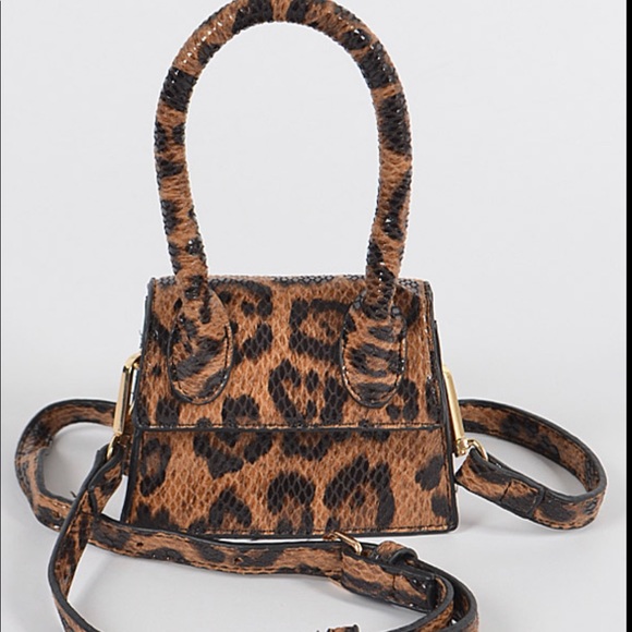 Designer Micro Leopard Crossbody Bag almost soldout 😢 - Picture 3 of 4